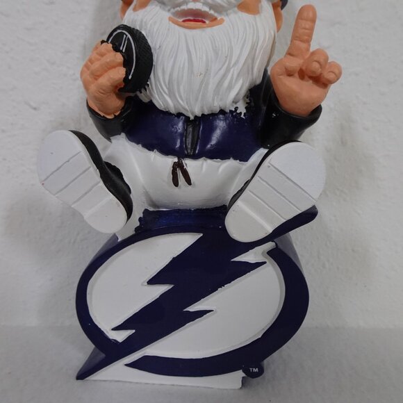 Tampa Bay Lightning Gnome Team Logo Decorative Statue 10" Decor NHL - Picture 4 of 9